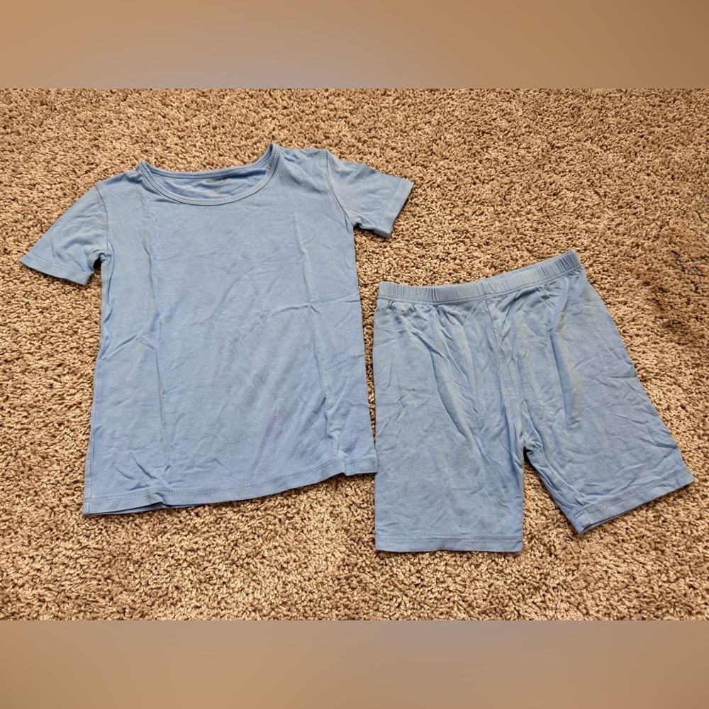 Kyte BABY Light Blue Kids Pajama Set size 6